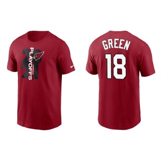 Men's Cardinals A.J. Green Cardinal 2021 NFL Playoffs T-Shirt