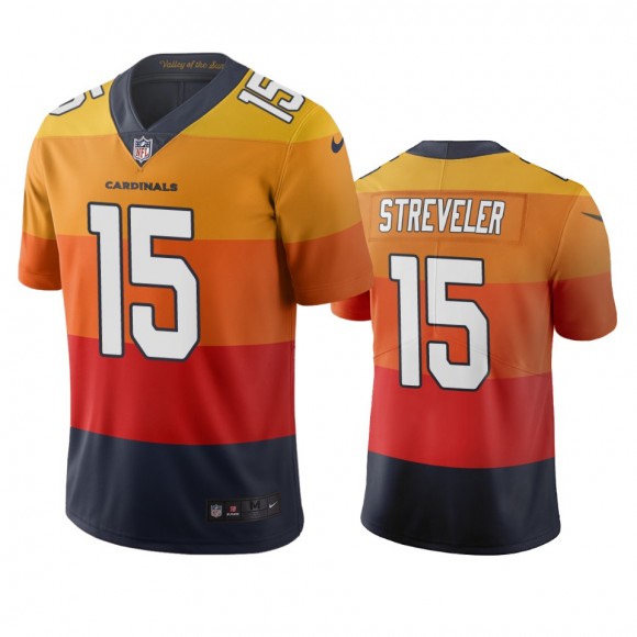 Arizona Cardinals Chris Streveler Sunset Orange City Edition Vapor Limited Jersey