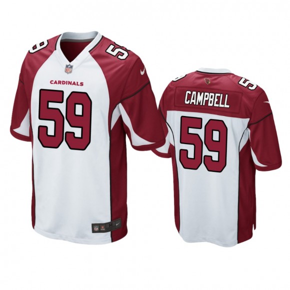 Arizona Cardinals De'Vondre Campbell White Game Jersey