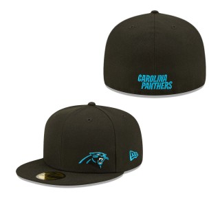 Men's Carolina Panthers Black Flawless 59FIFTY Fitted Hat