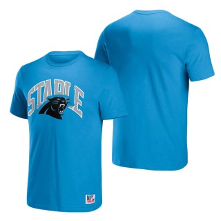 Men's Carolina Panthers NFL x Staple Blue Logo Lockup T-Shirt