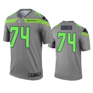 Seattle Seahawks Cedric Ogbuehi Gray Inverted Legend Jersey
