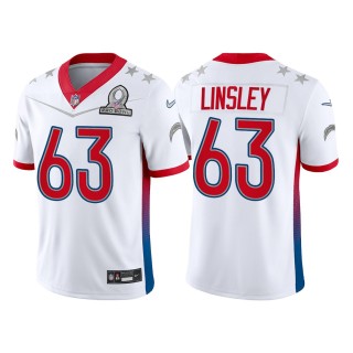 Corey Linsley Chargers 2022 AFC Pro Bowl Game Jersey White