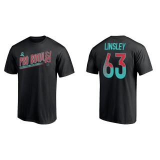 Corey Linsley Black 2022 AFC Pro Bowl T-Shirt