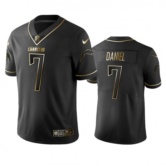 Chargers Chase Daniel Black Golden Edition Vapor Limited Jersey