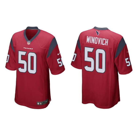 Chase Winovich Red Game Jersey