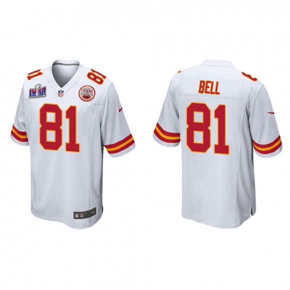 Chiefs Blake Bell White Super Bowl LVIII Game Jersey