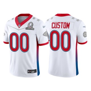 Custom Chiefs 2022 AFC Pro Bowl Game Jersey White