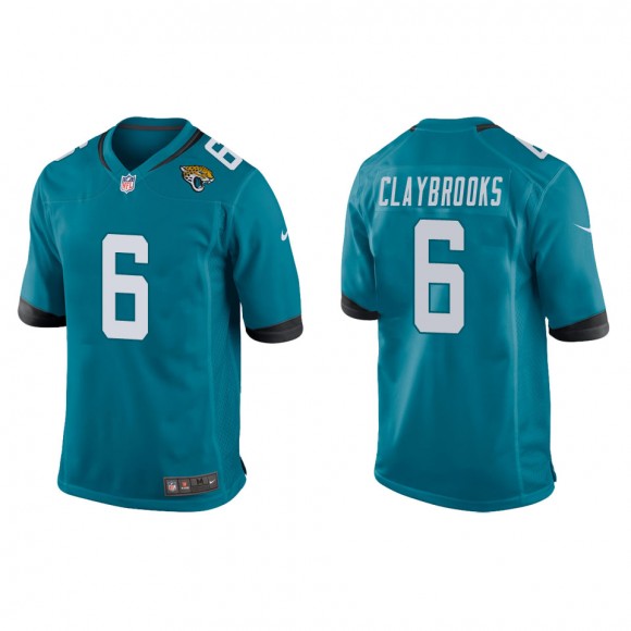 Men's Jacksonville Jaguars Chris Claybrooks Teal Game Jersey