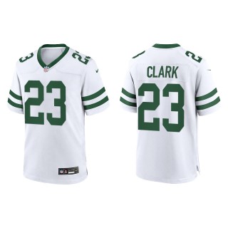Chuck Clark Jets White Legacy Game Jersey
