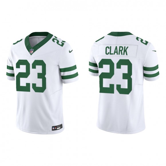Chuck Clark Jets White Legacy Vapor F.U.S.E. Limited Jersey