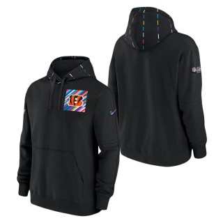 Cincinnati Bengals Black 2023 NFL Crucial Catch Club Pullover Hoodie