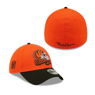 Men's Cincinnati Bengals Orange SEC 2022 Sideline 39THIRTY Flex Hat