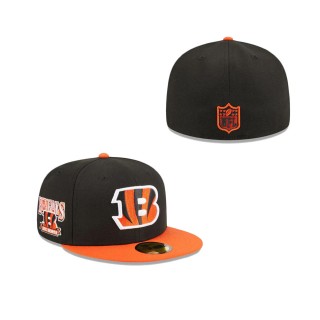 Cincinnati Bengals Throwback Hidden Fitted Hat