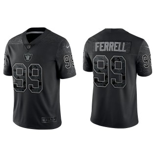 Clelin Ferrell Las Vegas Raiders Black Reflective Limited Jersey