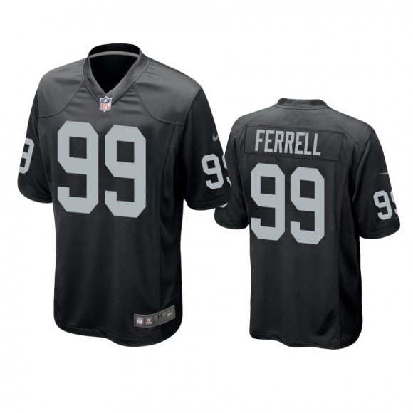 Las Vegas Raiders Clelin Ferrell Black Game Jersey