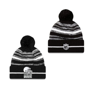 Cleveland Browns Cold Weather Black Sport Knit Hat
