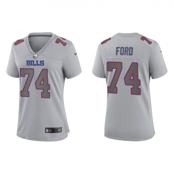 Cody Ford Women's Buffalo Bills Gray Atmosphere Fashion Game Jersey