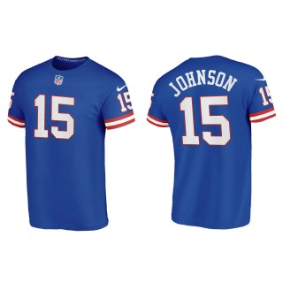 Collin Johnson New York Giants Royal Classic T-Shirt