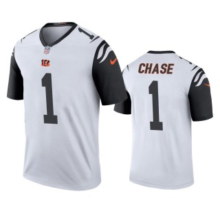 Cincinnati Bengals Ja'Marr Chase White Color Rush Legend Jersey