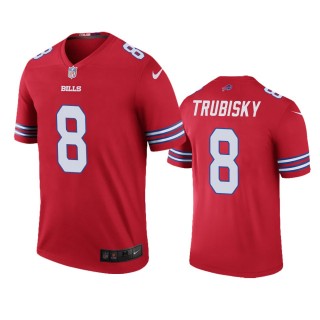 Buffalo Bills Mitchell Trubisky Red Color Rush Legend Jersey