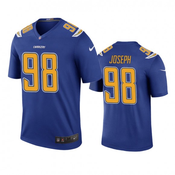 Los Angeles Chargers Linval Joseph Royal Color Rush Legend Jersey