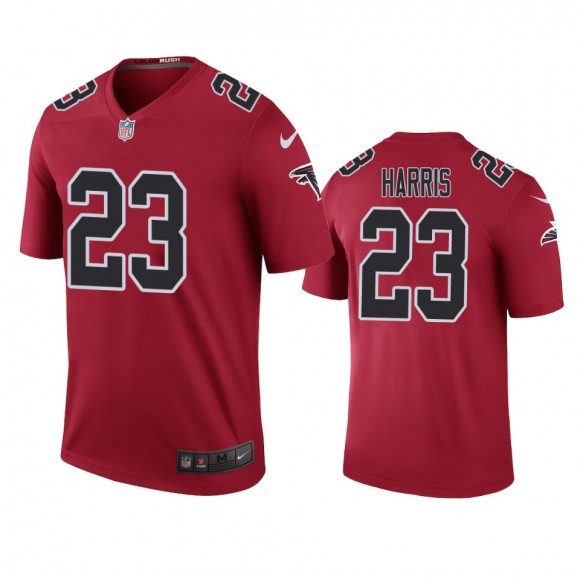 Atlanta Falcons Erik Harris Red Color Rush Legend Jersey