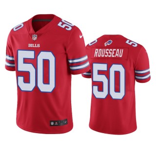 Color Rush Limited Buffalo Bills Gregory Rousseau Red Jersey