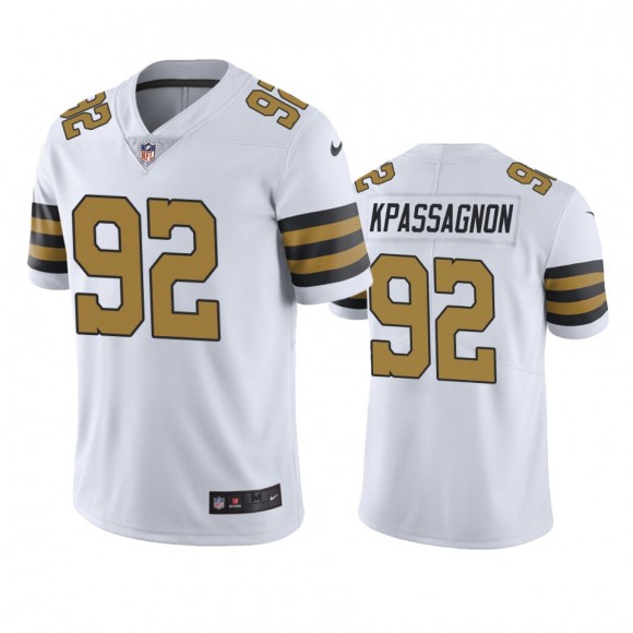 Color Rush Limited New Orleans Saints Tanoh Kpassagnon White Jersey