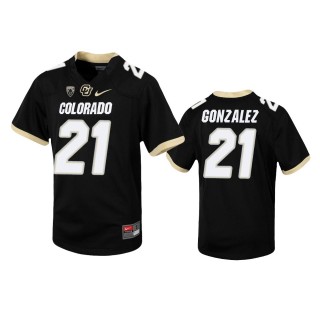 Colorado Buffaloes Christian Gonzalez Black Replica Jersey