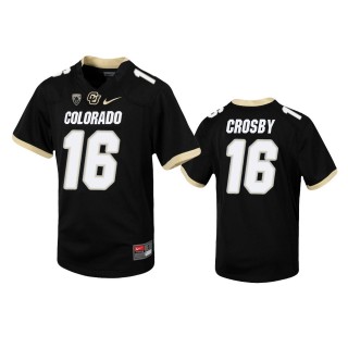 Colorado Buffaloes Mason Crosby Black Replica Jersey