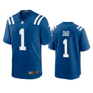 Indianapolis Colts Dad Royal 2021 Fathers Day Game Jersey
