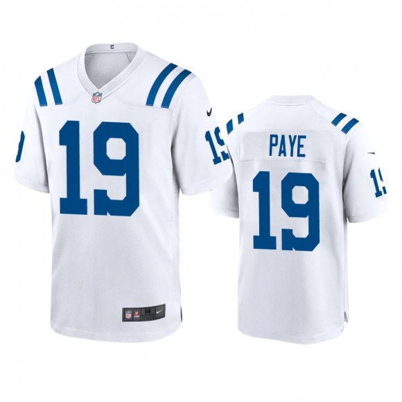 Indianapolis Colts Kwity Paye White 2021 NFL Draft Game Jersey