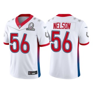 Quenton Nelson Colts 2022 AFC Pro Bowl Game Jersey White