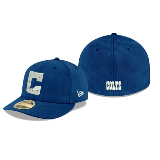 Indianapolis Colts Royal Omaha Low Profile 59FIFTY Team Hat