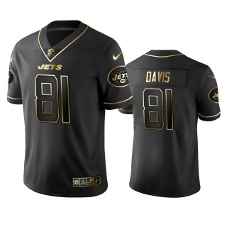 Jets Corey Davis Black Golden Edition Vapor Limited Jersey
