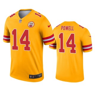 Kansas City Chiefs Cornell Powell Gold Inverted Legend Jersey