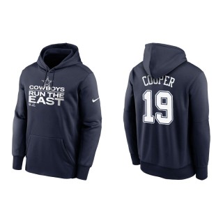 Men's Cowboys Amari Cooper Navy 2021 NFC East Division Champions Trophy Hoodie