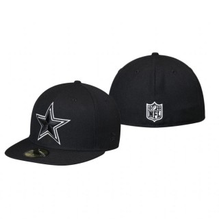 Dallas Cowboys Black Omaha II 59FIFTY Fitted Hat