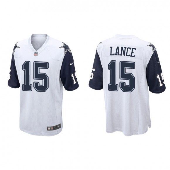 Trey Lance Cowboys White Alternate Game Jersey