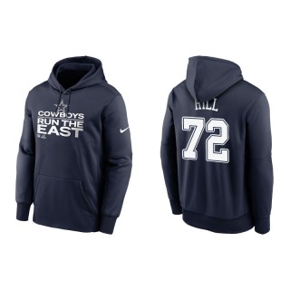 Men's Cowboys Trysten Hill Navy 2021 NFC East Division Champions Trophy Hoodie