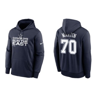 Men's Cowboys Zack Martin Navy 2021 NFC East Division Champions Trophy Hoodie