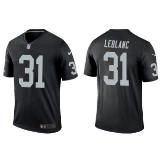 Men's Las Vegas Raiders Cre'Von LeBlanc Black Legend Jersey
