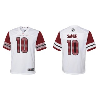 Curtis Samuel Youth Washington Commanders White Game Jersey