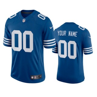 Indianapolis Colts Custom Royal Alternate Vapor Limited Jersey