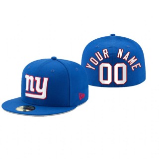 New York Giants Custom Royal Omaha 59FIFTY Fitted Hat