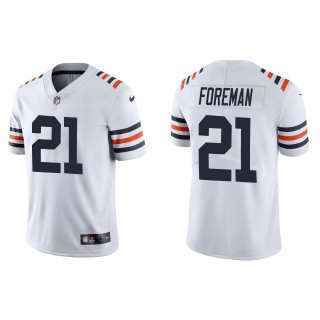 Bears D'Onta Foreman White Classic Limited Jersey