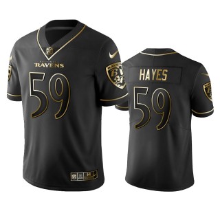 Daelin Hayes Ravens Black Golden Edition Vapor Limited Jersey