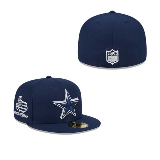 Dallas Cowboys Navy 2024 NFL Draft 59FIFTY Fitted Hat