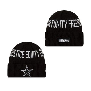 Dallas Cowboys Social Justice Cuff Knit Hat